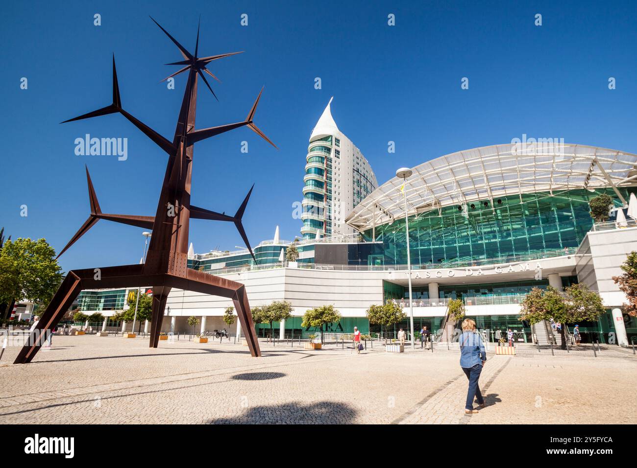 Centre commercial Vasco da Gama dans le Parque das Nações - Parc des Nations Unies -, Lisboa, Portugal Banque D'Images