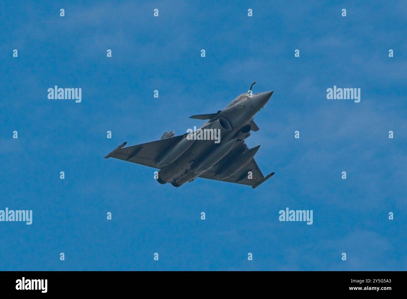 Rafale de l'armée de l'air française en direction de l'exercice Pitch Black à Darwin en Australie. Banque D'Images
