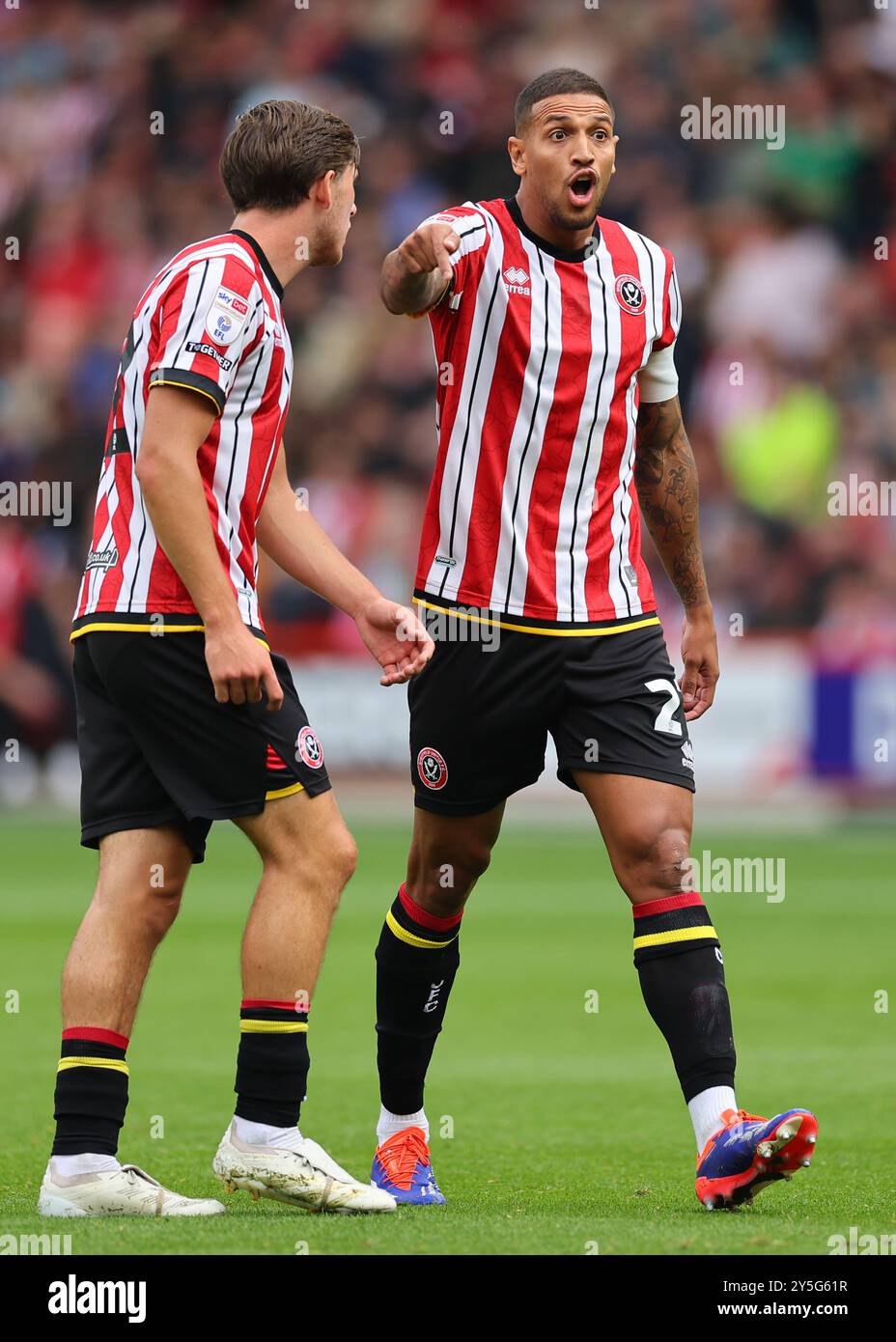 Sheffield, Royaume-Uni. 21 septembre 2024. Lors du Sky Bet Championship match à Bramall Lane, Sheffield. Le crédit photo devrait se lire : Simon Bellis/Sportimage crédit : Sportimage Ltd/Alamy Live News Banque D'Images