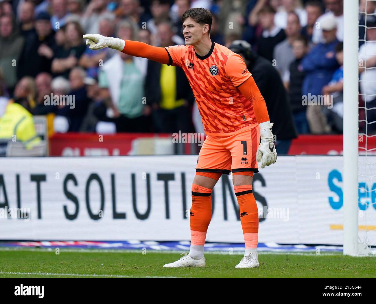 Sheffield, Royaume-Uni. 21 septembre 2024. Michael Cooper de Sheffield United lors du Sky Bet Championship match à Bramall Lane, Sheffield. Le crédit photo devrait se lire : Andrew Yates/Sportimage crédit : Sportimage Ltd/Alamy Live News Banque D'Images