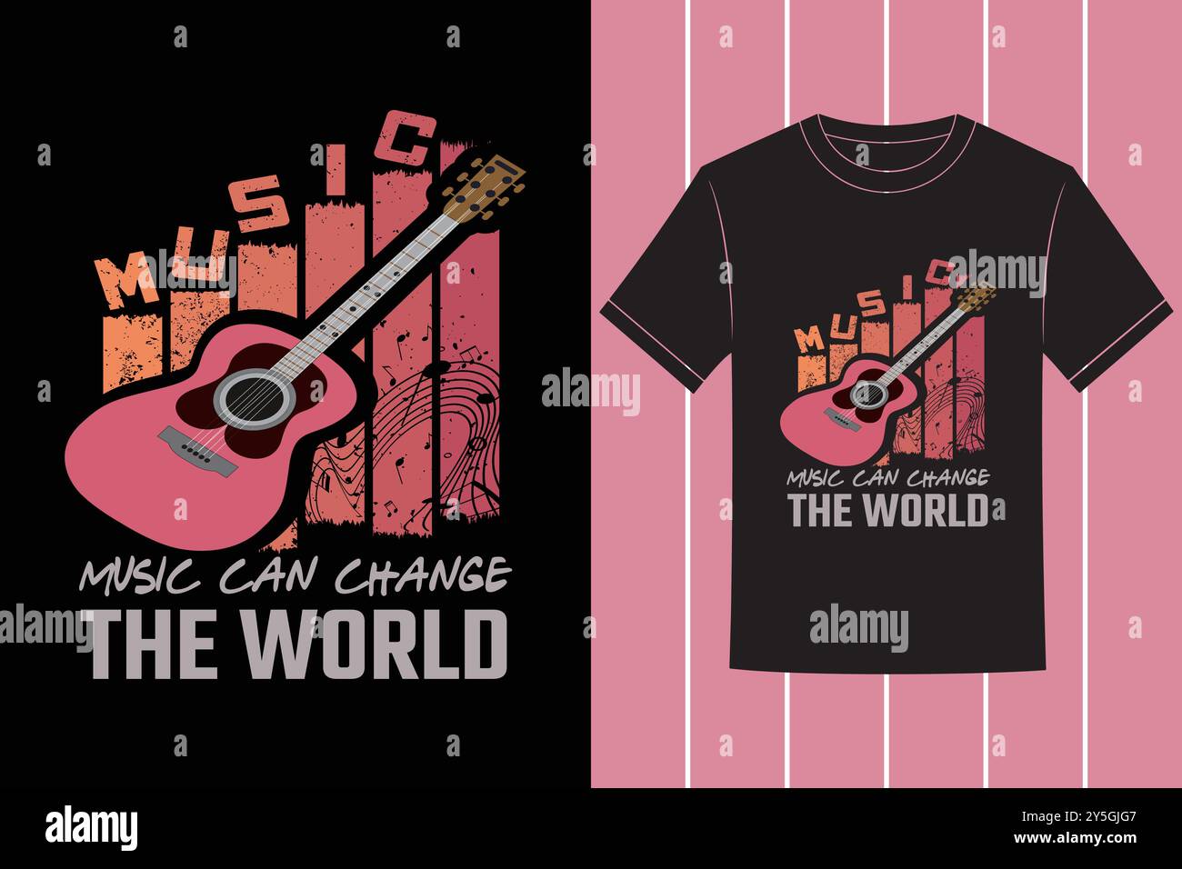 Design de T-shirt Music Vibes et meilleure illustration vectorielle de motivation pour amoureux de musique du monde Illustration de Vecteur