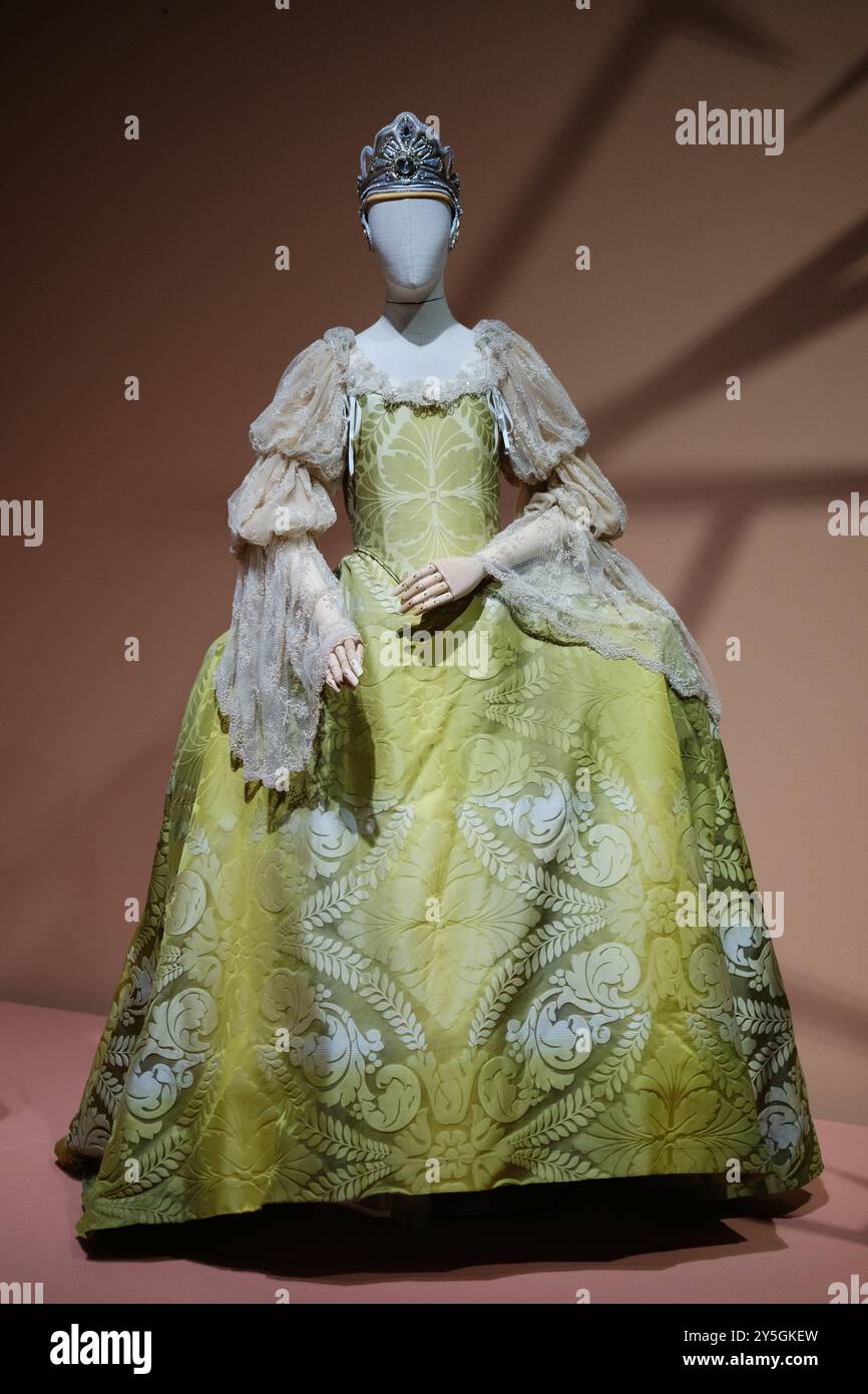 Vue de l'exposition de LA ZARZUELA, visite de la transformation du spectacle lyrique de LA ZARZUELA, au Centre culturel Viila, à Madrid, Banque D'Images