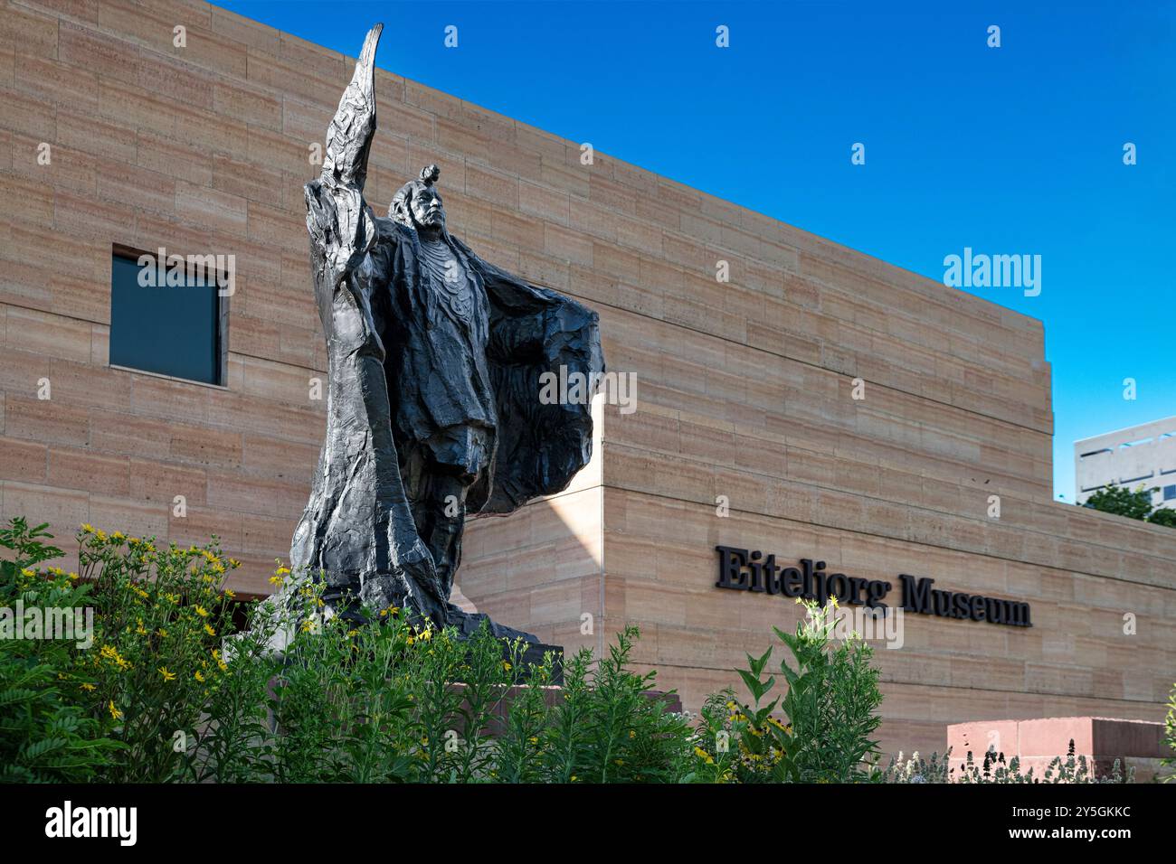 Le Eiteljorg Museum of American Indians and Western Art est un musée d'art situé dans le centre-ville d'Indianapolis, Indiana, États-Unis Banque D'Images