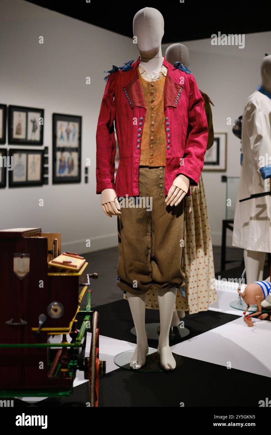 Vue de l'exposition de LA ZARZUELA, visite de la transformation du spectacle lyrique de LA ZARZUELA, au Centre culturel Viila, à Madrid, Banque D'Images