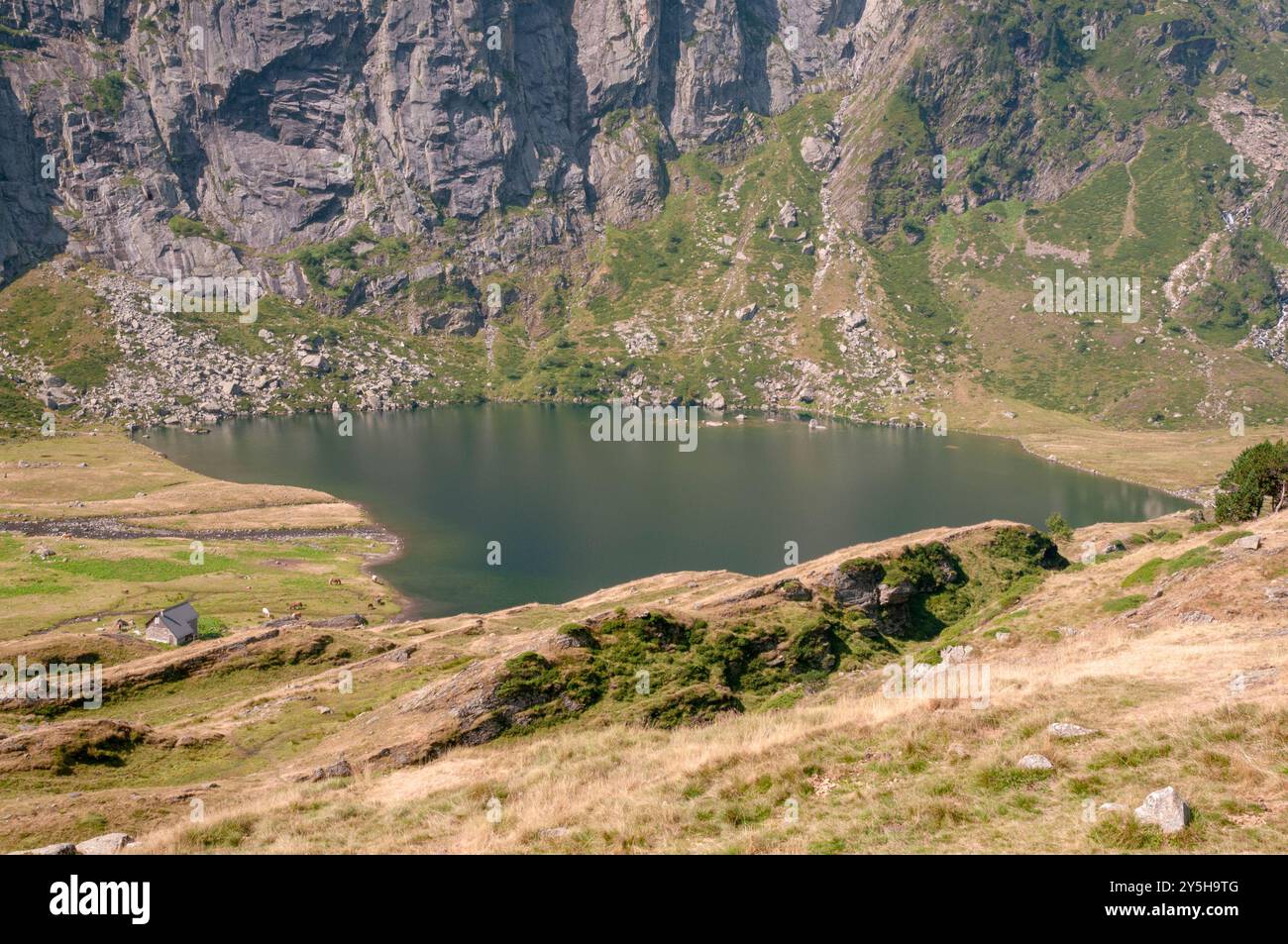 Lac d'Espingo, Bagnères-de-Luchon, haute-Garonne (31), région Occitanie, France Banque D'Images