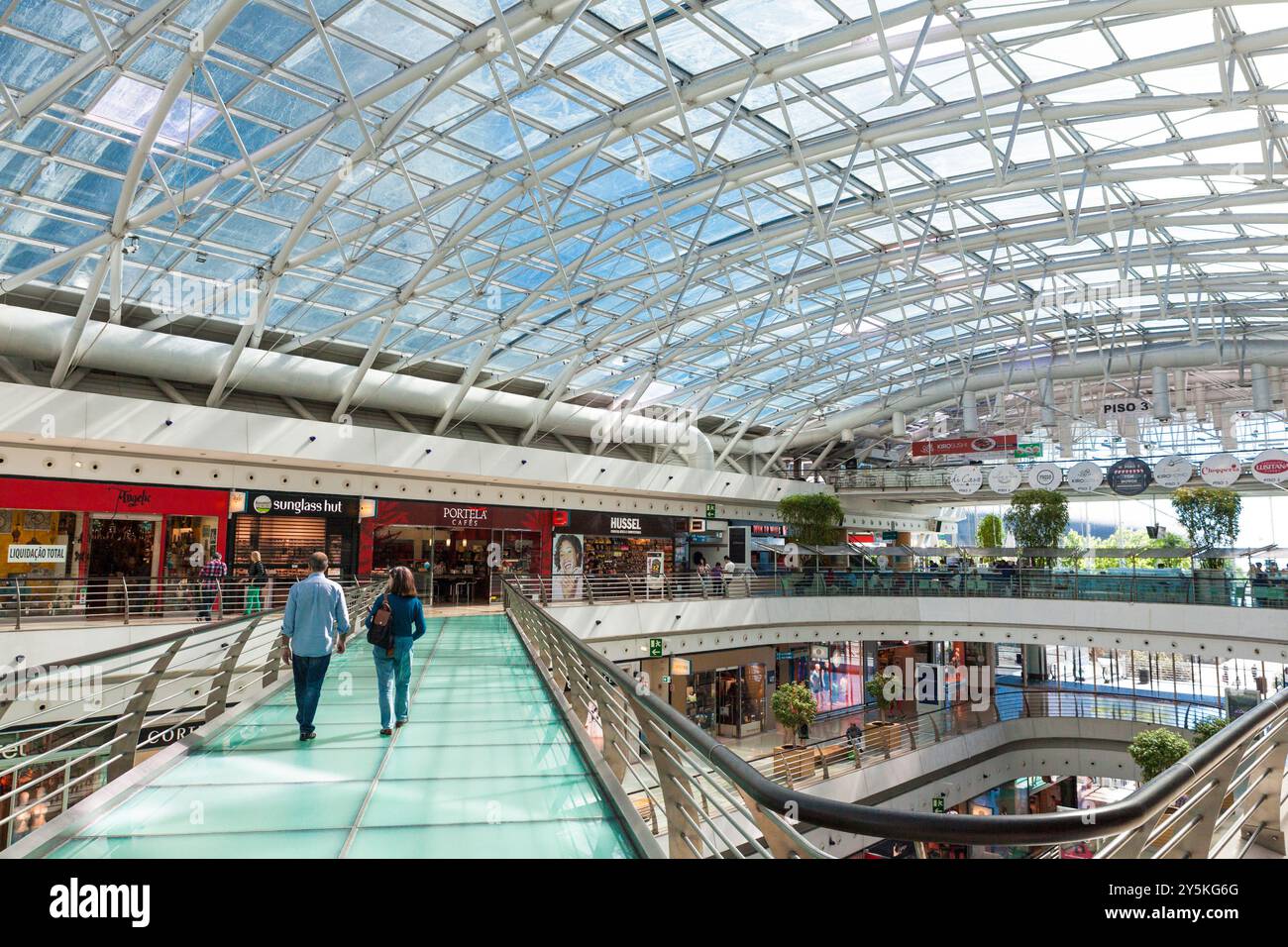 Centre commercial Vasco da Gama dans le Parque das Nações - Parc des Nations Unies -, Lisboa, Portugal Banque D'Images