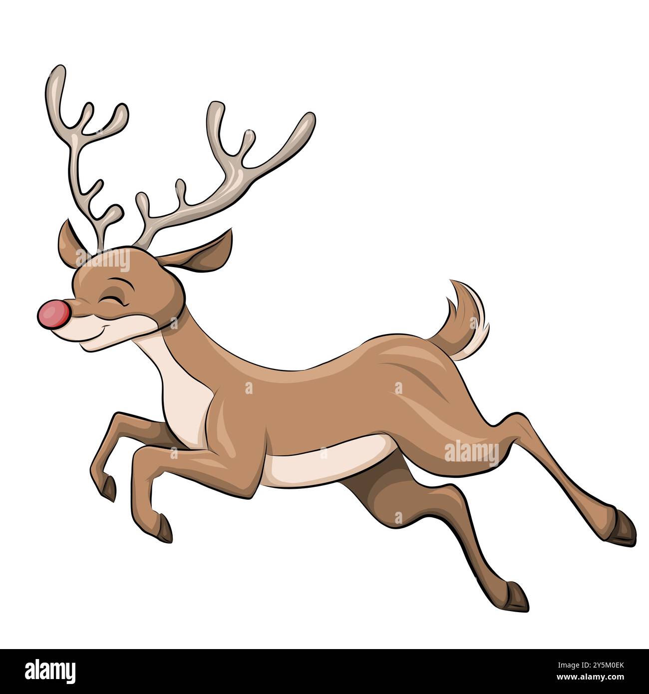 Cerf joyeux Banque D'Images