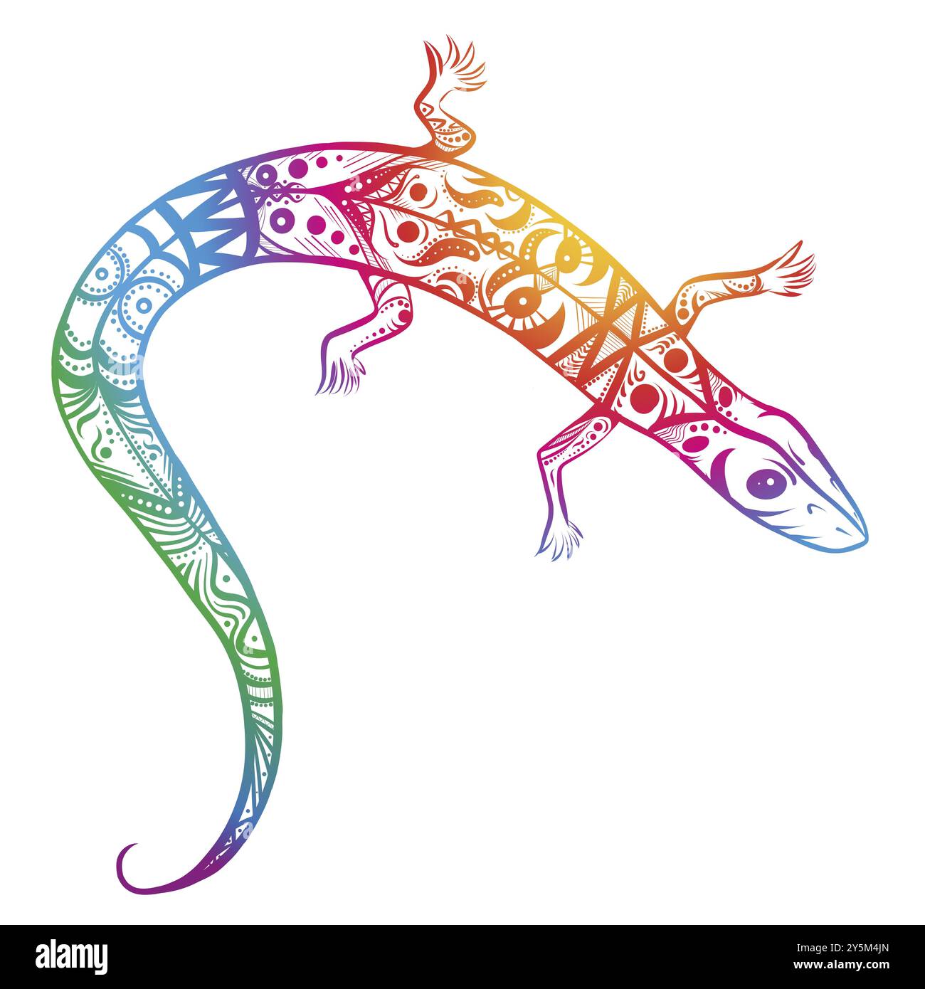 Lézard coloré Banque D'Images