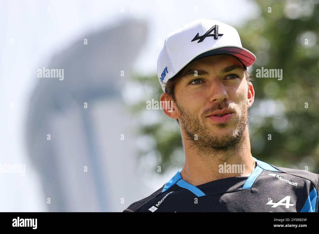 Singapour, Singapour. 22 septembre 2024. Circuit de Singapour #10 Pierre Gasly FRA) BWT Alpine F1 Team FRA) Alpine A524 Renault, lors du Grand Prix de formule 1 de Singapour 2024, 18ème manche du Championnat du monde de formule 1 2024 du 20 au 22 septembre 2024 sur le circuit de Singapour. (Philippe Nanchino/SPP) crédit : photo de presse SPP Sport. /Alamy Live News Banque D'Images