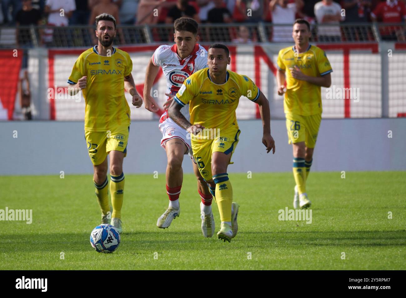 Alessio Vita de L'AS Cittadella 1973 lors du match de championnat italien de football Serie B entre Mantova Calcio 1911 et L'AS Cittadella 1973 au stade Danilo Martelli le 22 septembre 2024, Mantoue, Italie. Banque D'Images