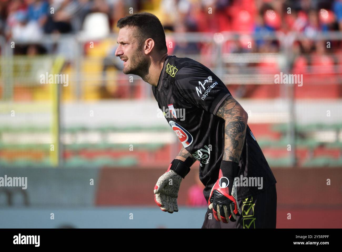 Marco Festa de Mantova 1911 lors du match de championnat italien de football Serie B entre Mantova Calcio 1911 et AS Cittadella 1973 au stade Danilo Martelli le 22 septembre 2024, Mantoue, Italie. Banque D'Images