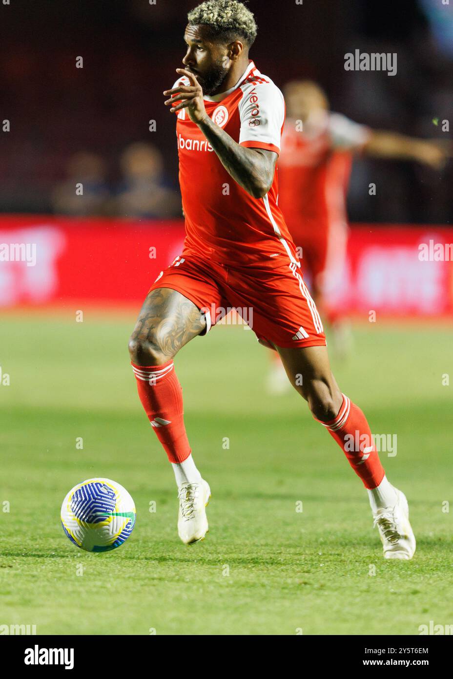 São Paulo, Brésil. 22 septembre 2024. Football Football - Championnat brésilien - São Paulo v Internacional - RS - stade Morumbi, match valable pour la 27ème manche. Crédit : Vilmar Bannach/Alamy Live News Banque D'Images