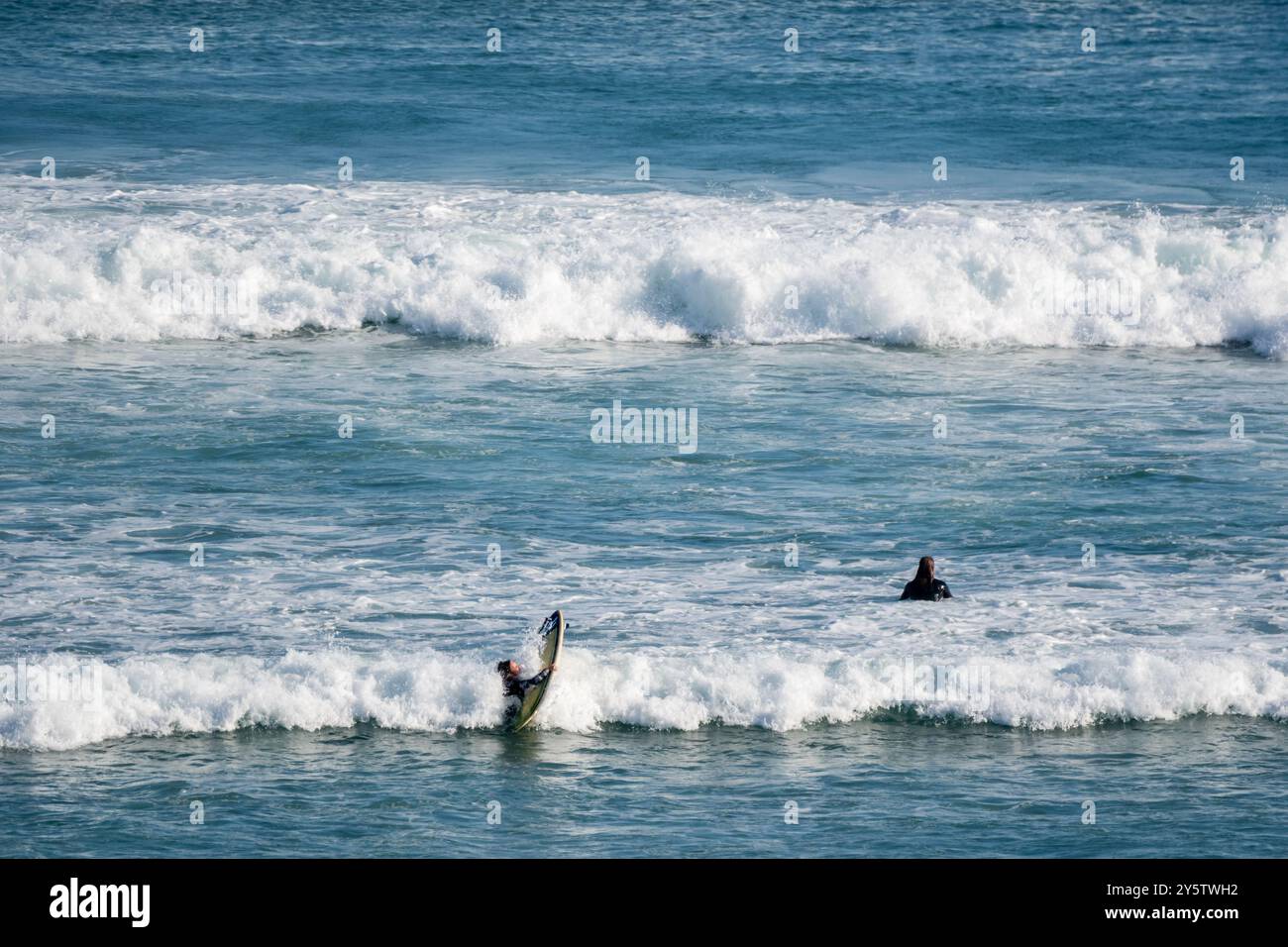 Surf, Cave Beach, Nouvelle-Galles du Sud, Australie Banque D'Images