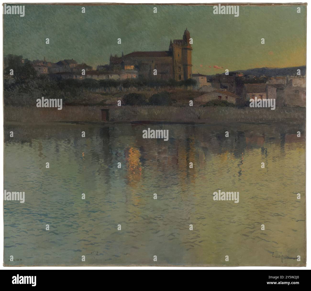 Eliseo Meifrén Roig / 'Oraciones (Pontevedra)'. CA. 1905. Huile sur toile. Musée : Museo del Prado, Madrid, España. Banque D'Images