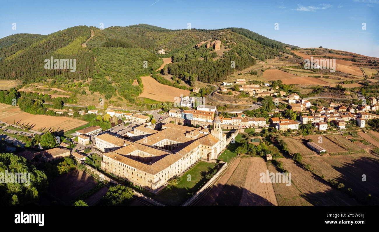 Monastère royal de San Millán de Yuso, construit en 1053 par le roi García Sánchez III de Navarre, San Millán de la Cogolla, la Rioja, Espagne Banque D'Images