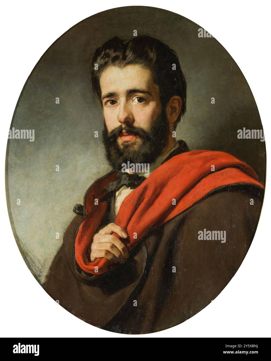 Alejandro Ferrant / 'le sculpteur Ricardo Bellver'. 1869. Huile sur toile. Musée : Museo del Prado, Madrid, España. Banque D'Images