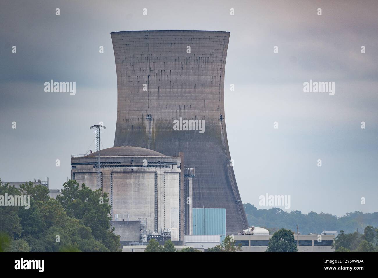 Middletown, Pennsylvanie – 21 septembre 2024 : la centrale nucléaire de Three Mile Island, située en Pennsylvanie, est connue pour sa fusion partielle en 1979 Banque D'Images