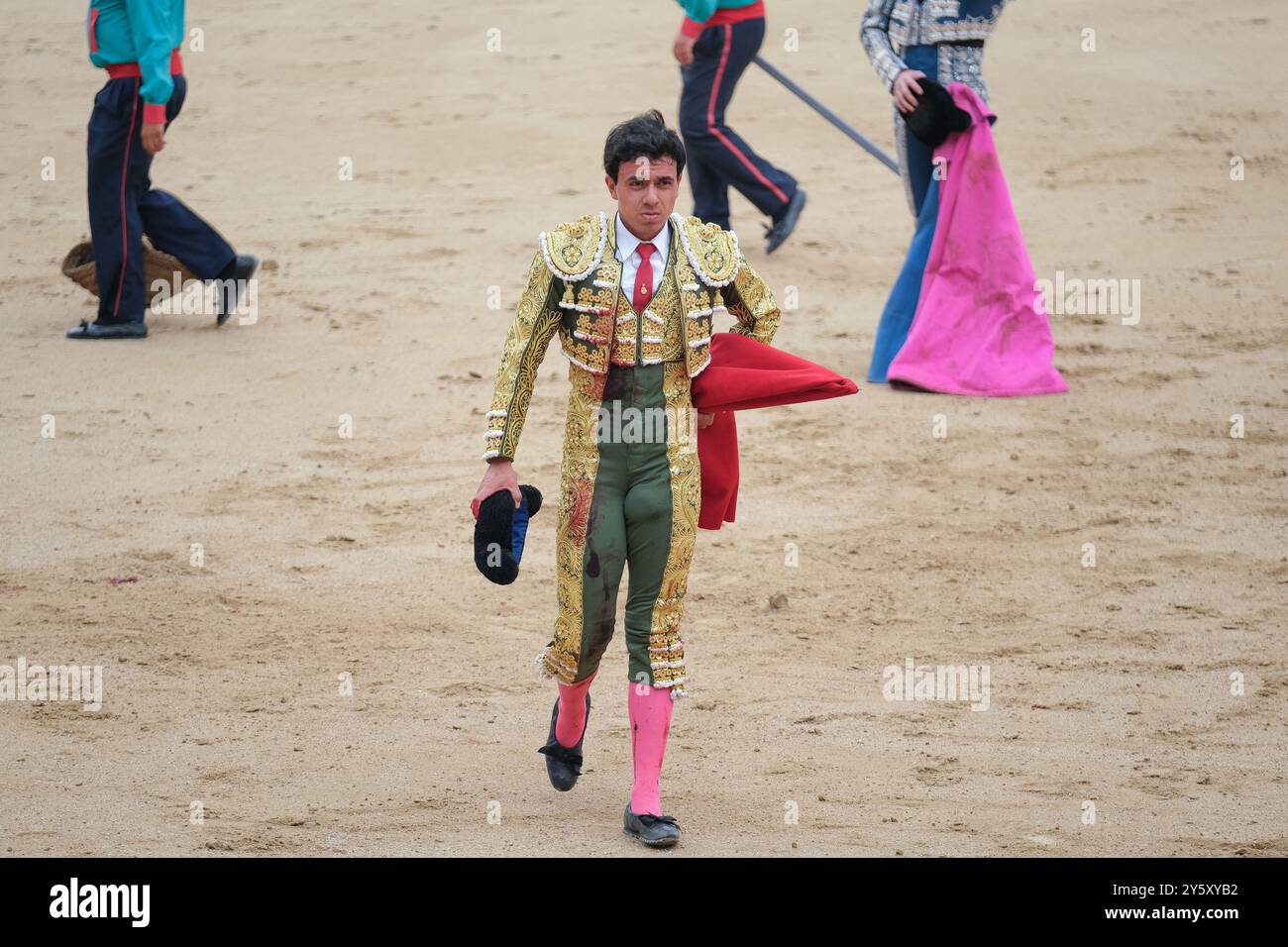 Le torero Juan de Castilla lors de la corrida de Toros sur la Plaza de las Ventas à Madrid, le 22 septembre 2024 Espagne Banque D'Images