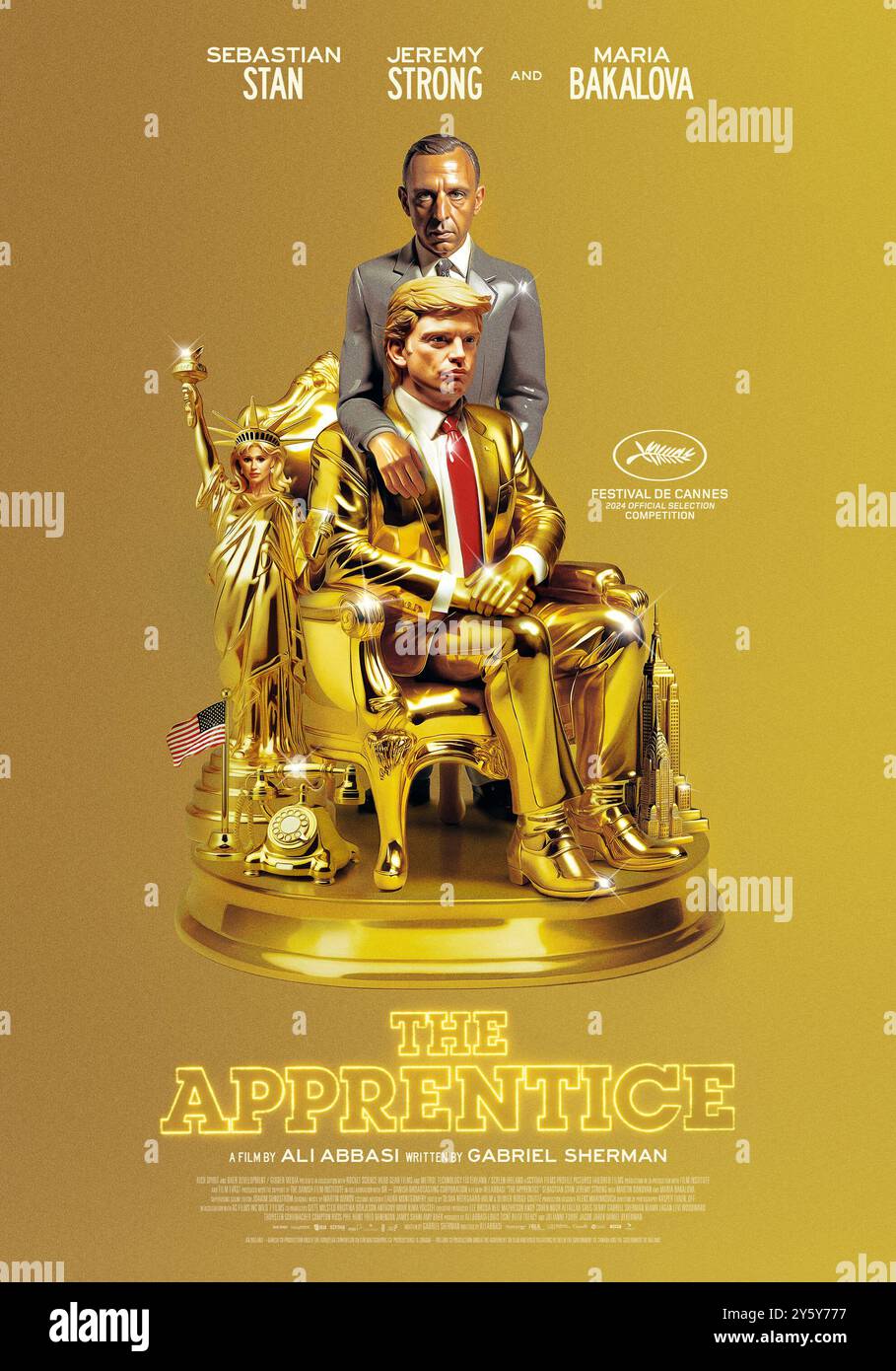 L'affiche Apprentice Sebastian Stan & Jeremy Strong Banque D'Images