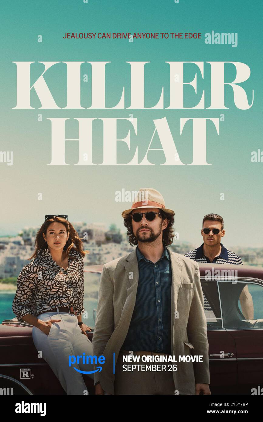 Affiche Killer Heat Joseph Gordon-Levitt, Richard Madden et Shailene Woodley Banque D'Images