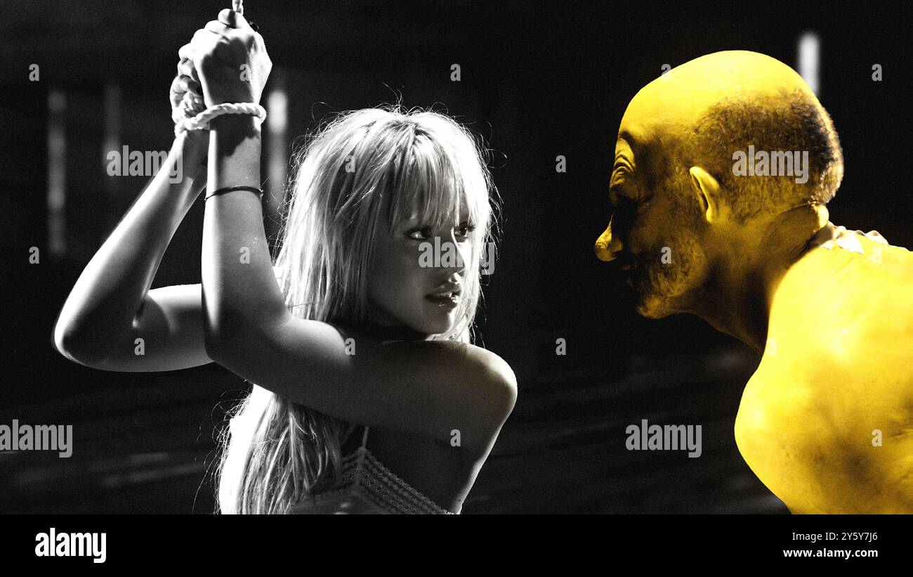 Sin City Jessica Alba et Nick Stahl Banque D'Images