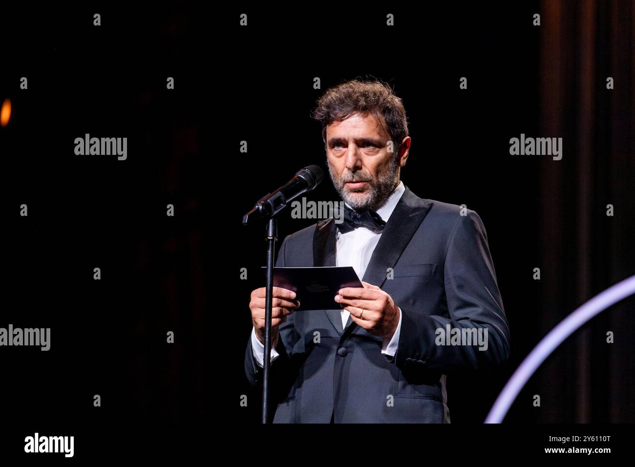 Italie. 22 septembre 2024. Adriano Giannini Milan Fashion week - Women S/S 2025 2024 Sustainable Fashion Awards cérémonie de remise des prix Teatro alla Scala - Milan, Italie 22 septembre 2024 © SGPItalia ID 131946_009 Not exclusive Credit : Sipa US/Alamy Live News Banque D'Images