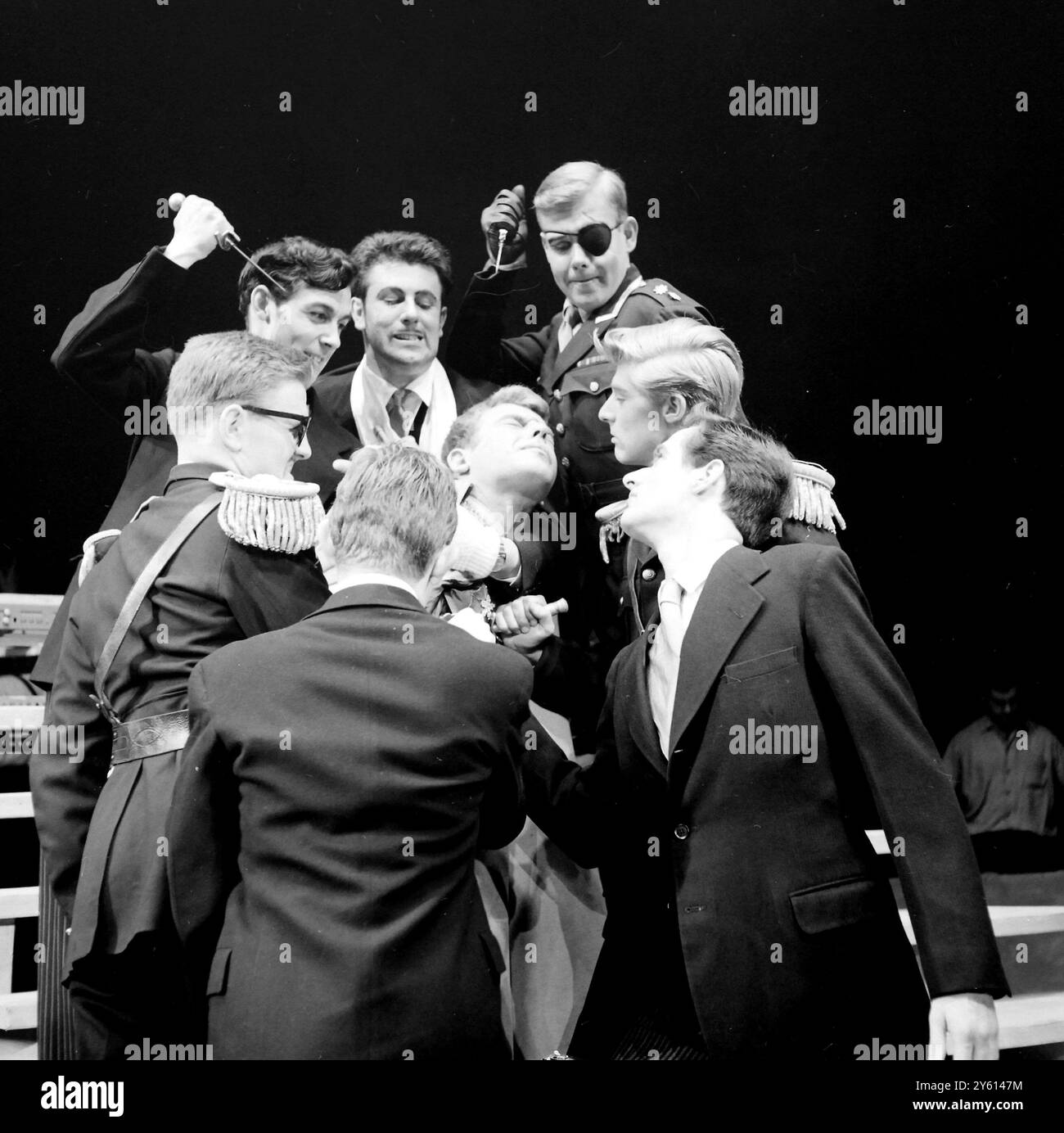 THÉÂTRE ASSASSINAT DE CÉSAR 9 AOÛT 1960 Banque D'Images