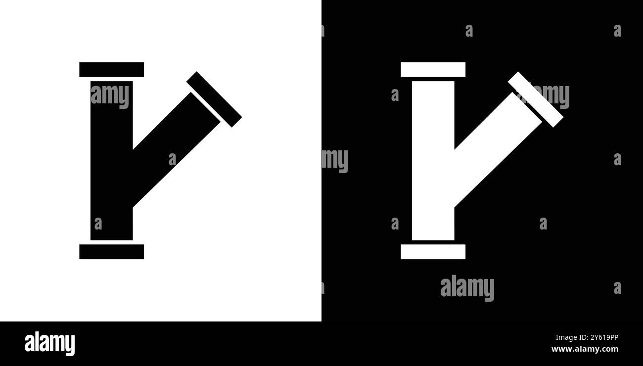 collection de logo de vecteur d'icône de tuyau ou groupe de pack de paquet Illustration de Vecteur