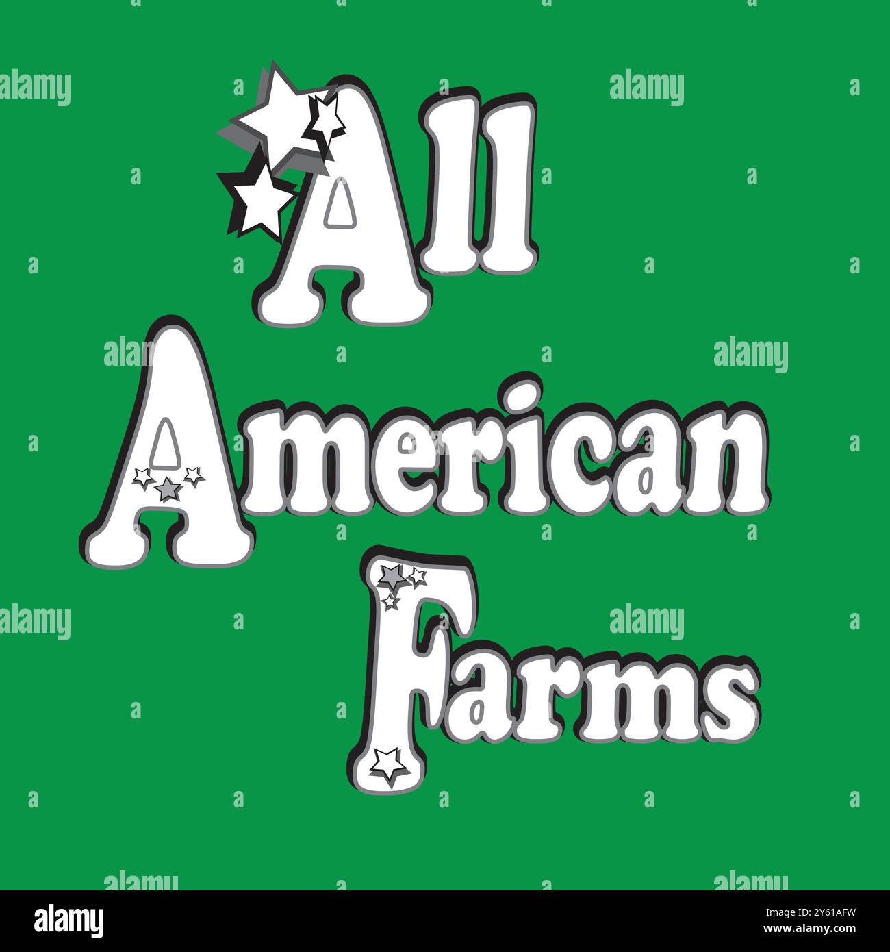 Toutes les illustrations vectorielles de bannière American Farms Illustration de Vecteur