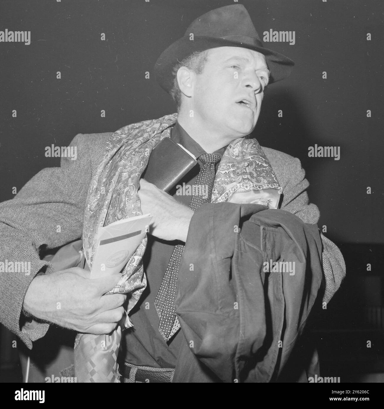 ACTEUR VAN HEFLIN 27 JANVIER 1960 Banque D'Images