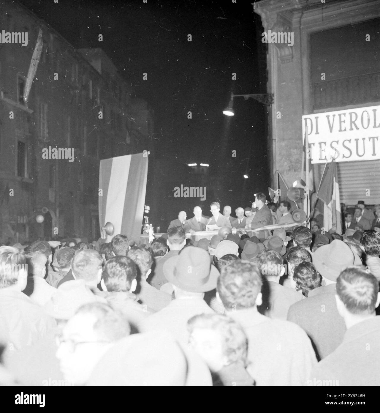 MANIFESTATION JUIVE CONTRE L'ANTISÉMITISME 9 JANVIER 1960 Banque D'Images