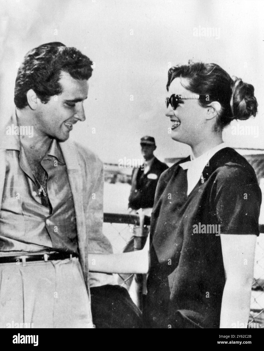 Los Angeles , Californie Etats-Unis avant la mort de American Underworld figure . Johnny Stompanato poignardé à mort par la fille de 14 ans de Lana Turner. Cheryl Crane, fille de son précédent mariage, a été accusée de meurtre. 1958 Banque D'Images