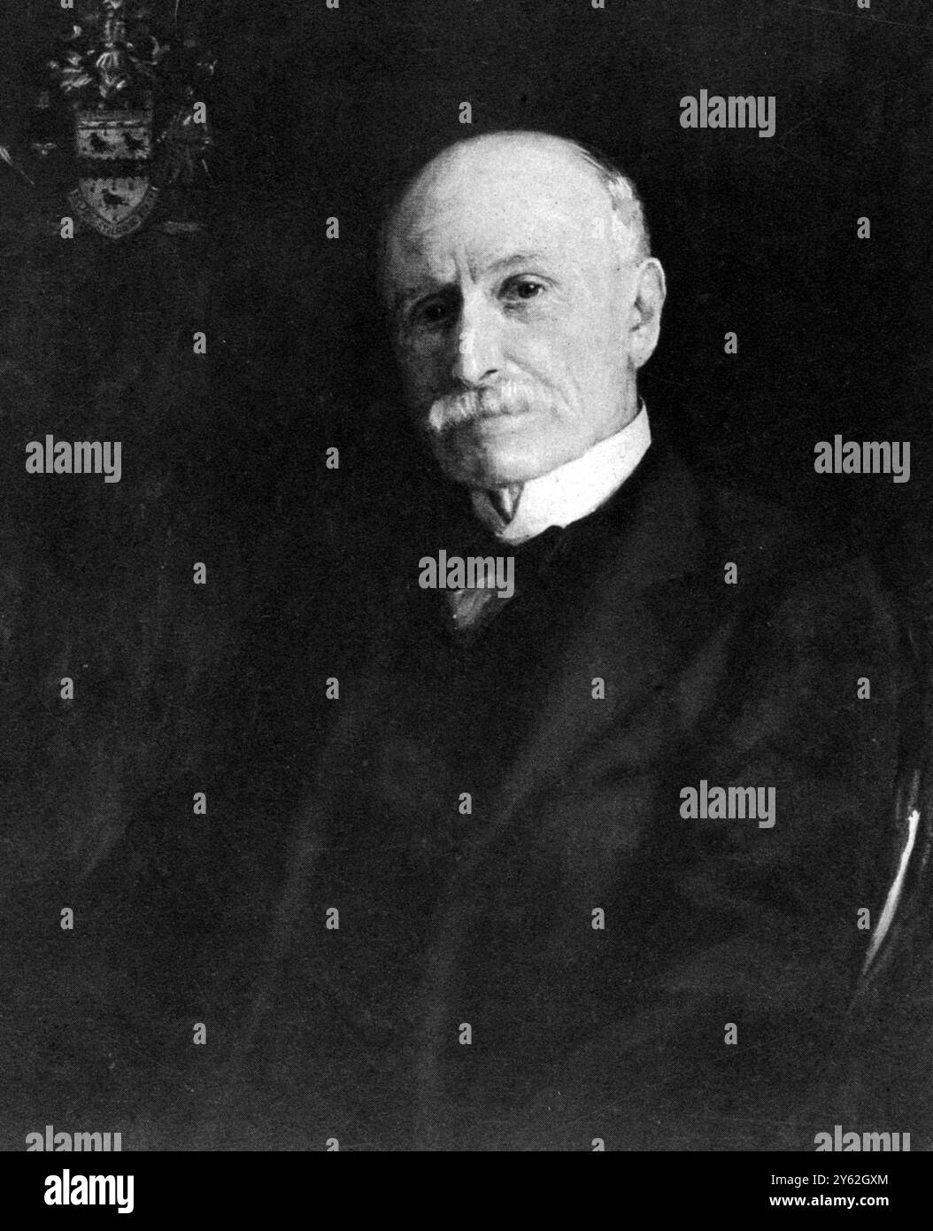 Lord Stamfordham dans un portrait de Herbert A Olivier à la Royal Academy . Anciennement connu sous le nom de Sir Arthur Bigge qui avait été secrétaire privé du roi de 1910 à 1931 12 mai 1928 Banque D'Images