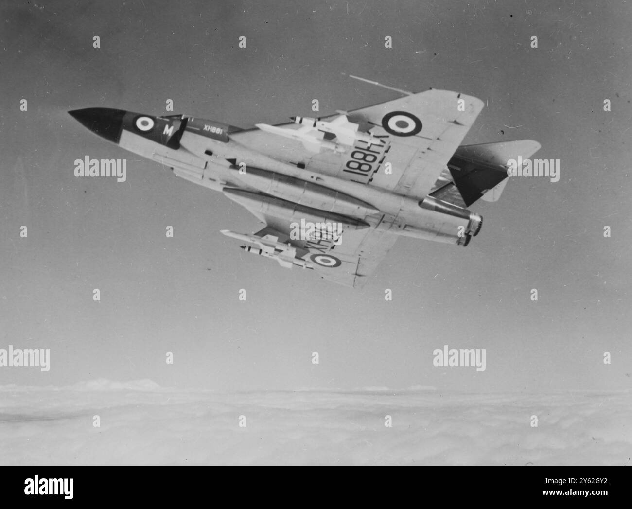 AVIATION RAF GLOSTER JAVELIN MK9 29 JUILLET 1960 Banque D'Images