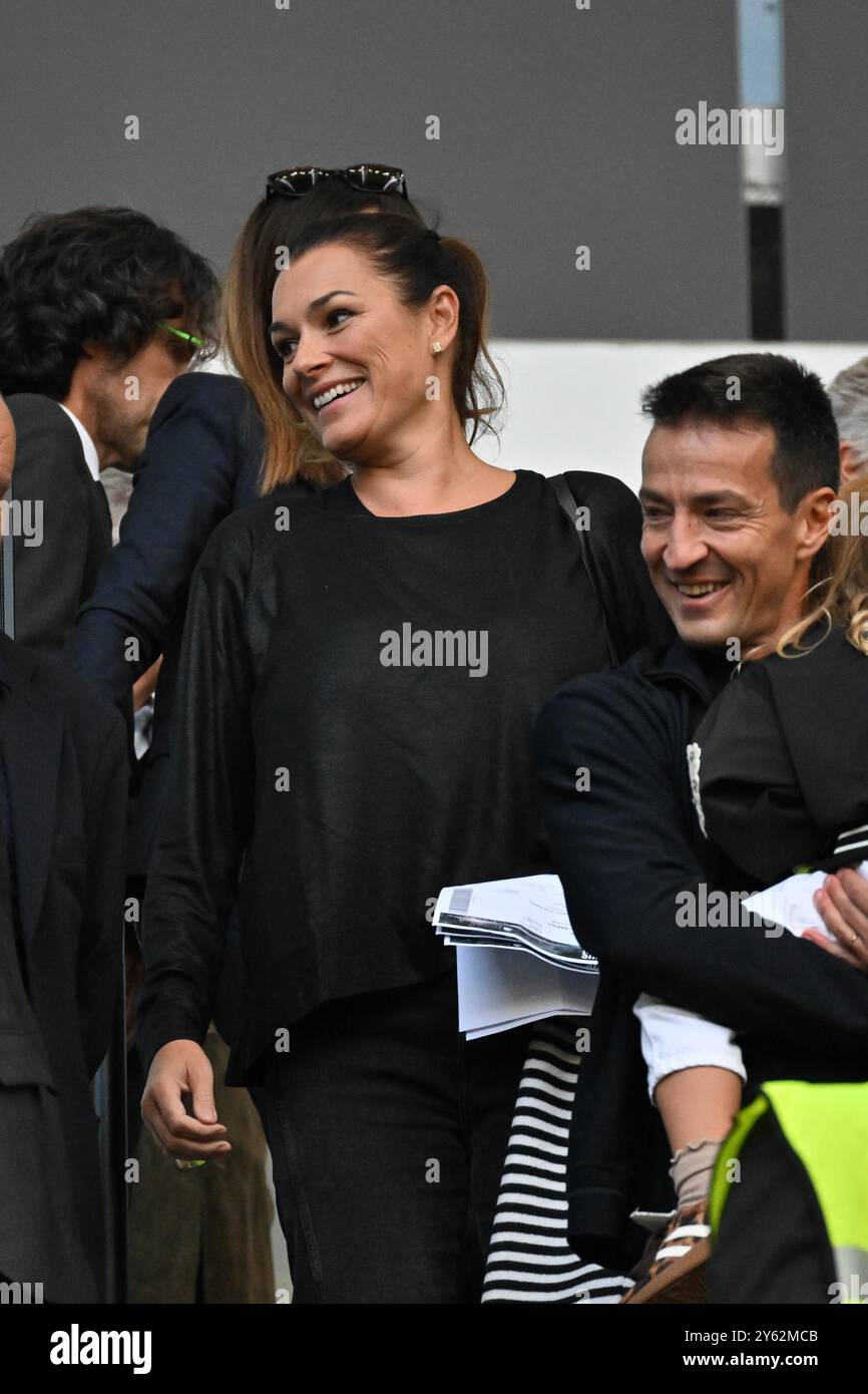 Turin, Italie. 21 septembre 2024. Italie, 29 mars 2024 : ALENA Seredova pendant le championnat italien Serie A 2023-2024 match de football entre la Juventus et Napoli au stade Allianz, Italie (Felice de Martino/SPP) crédit : SPP Sport Press photo. /Alamy Live News Banque D'Images