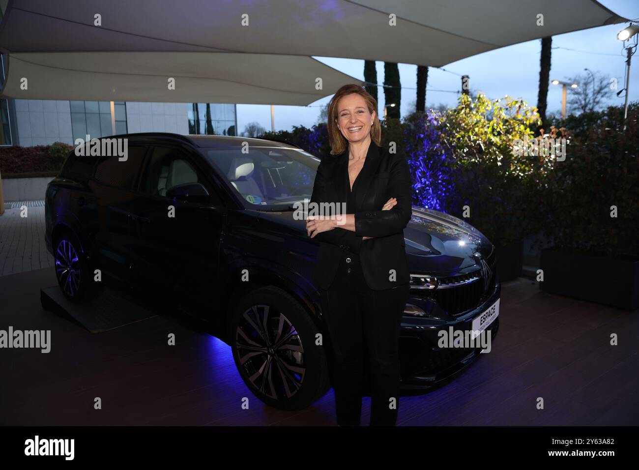 Madrid, 22/02/2024. Remise du prix ABC de la meilleure voiture de l'année 2024. Mercedes García, Directrice de la communication de Renault. Photo : Isabel Permuy. ARCHDC. Crédit : album / Archivo ABC / Isabel B. Permuy Banque D'Images