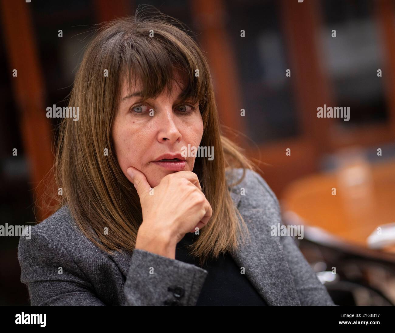 Madrid, 23/11/2023. Entretien avec Einat Wilf, politicien israélien. Photo : Ignacio Gil. Archdc. Crédit : album / Archivo ABC / Ignacio Gil Banque D'Images