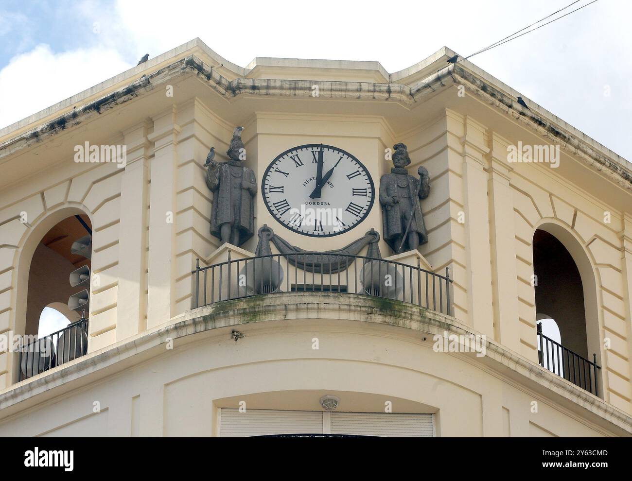 Cordoue, 28/01/2011. Horloge sur la Plaza de las Tendillas. Photo : Valerio Merino. Archcor. Crédit : album / Archivo ABC / Valerio Merino Banque D'Images