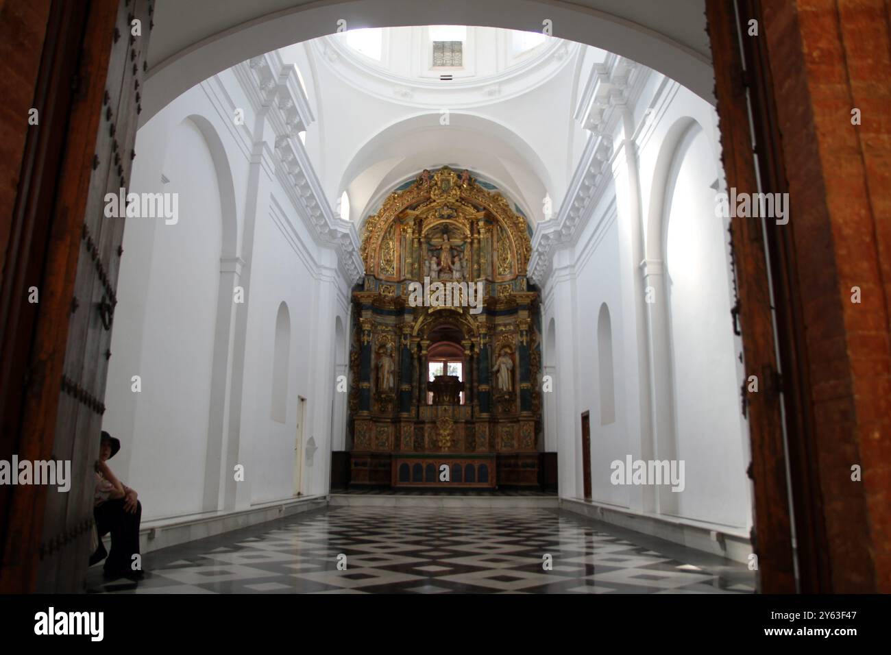 Séville, 02/10/2012. Visite guidée du monastère de Santa Maria de las Cuevas à l'occasion de la semaine de l'architecture. Photo : Vanessa Gomez. ARCHSEV. Crédit : album / Archivo ABC / Vanessa Gómez Banque D'Images