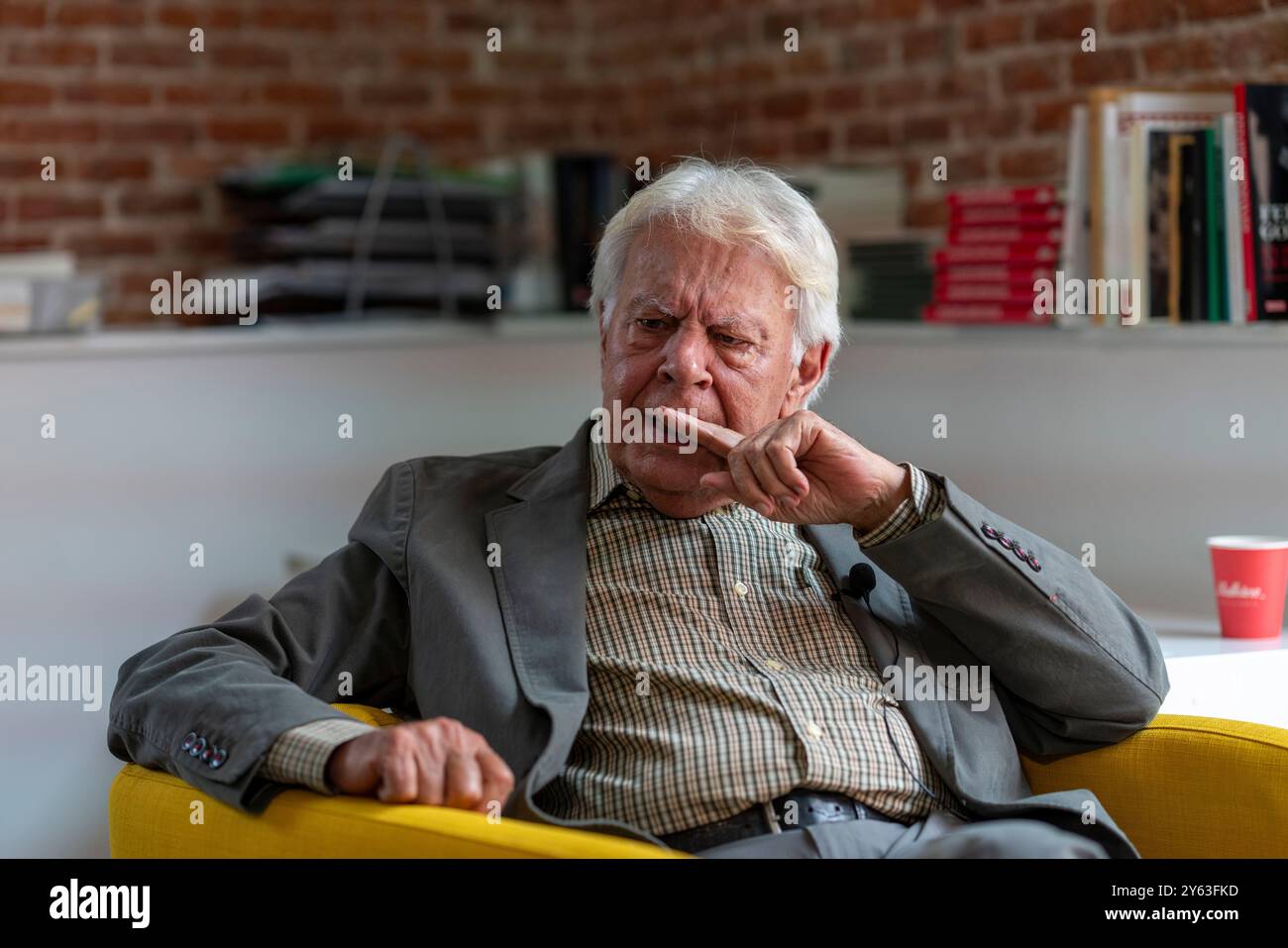 Madrid, 27/06/2024. Entretien avec Felipe González Márquez, au siège de sa Fondation. Photographie : Matias Nieto. ARCHDC. Crédit : album / Archivo ABC / Matías Nieto Koenig Banque D'Images