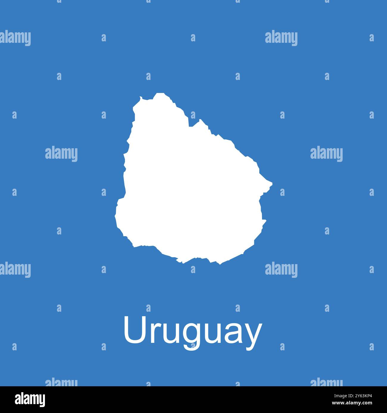 design d'illustration d'icône de carte de pays uruguay Illustration de Vecteur