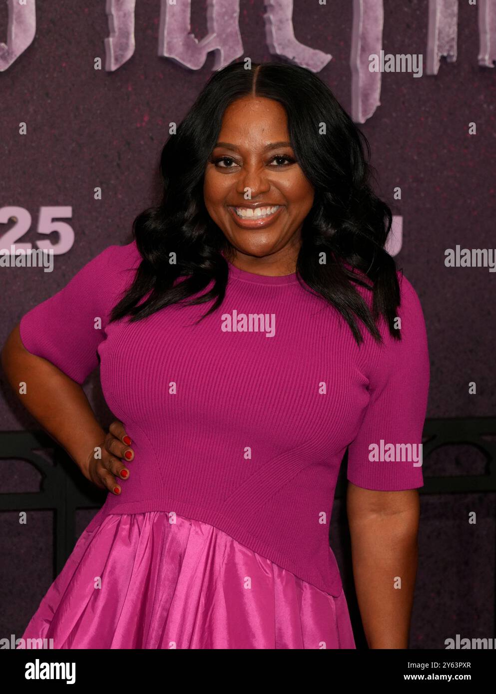 New York, États-Unis. 23 septembre 2024. New York, États-Unis. 23/09/24, New York, New York, États-Unis Sherry Shepherd assiste à la première Grotesquerie New York, qui se tient au Spring Studios 50 Varick Street, lundi 23 septembre 2024 à New York City Credit : Jennifer Graylock/Alamy Live News Banque D'Images