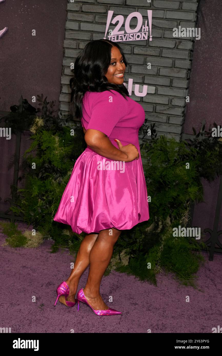 New York, États-Unis. 23 septembre 2024. New York, États-Unis. 23/09/24, New York, New York, États-Unis Sherry Shepherd assiste à la première Grotesquerie New York, qui se tient au Spring Studios 50 Varick Street, lundi 23 septembre 2024 à New York City Credit : Jennifer Graylock/Alamy Live News Banque D'Images