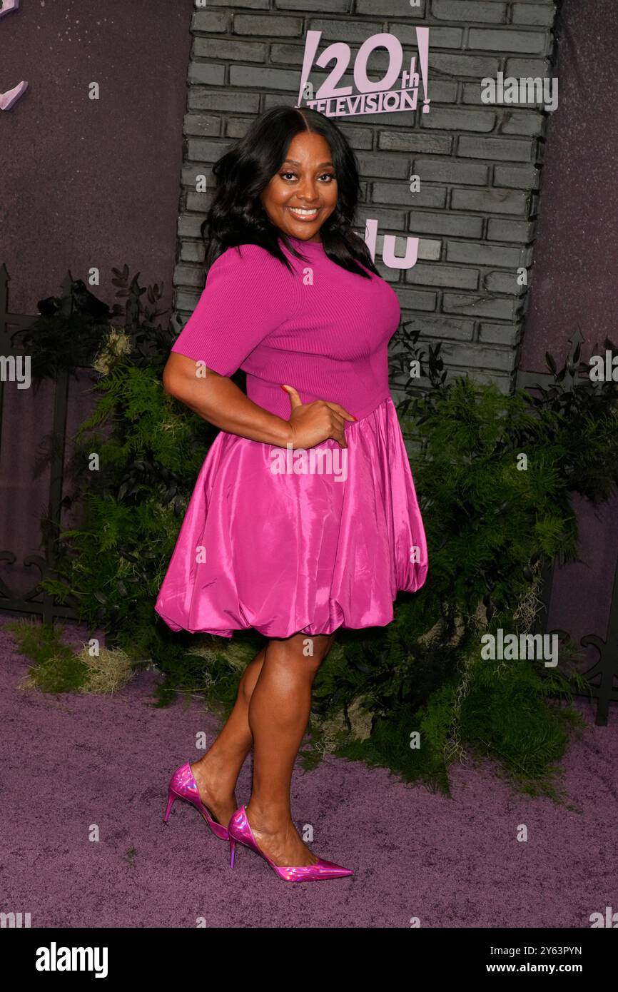 New York, États-Unis. 23 septembre 2024. New York, États-Unis. 23/09/24, New York, New York, États-Unis Sherry Shepherd assiste à la première Grotesquerie New York, qui se tient au Spring Studios 50 Varick Street, lundi 23 septembre 2024 à New York City Credit : Jennifer Graylock/Alamy Live News Banque D'Images