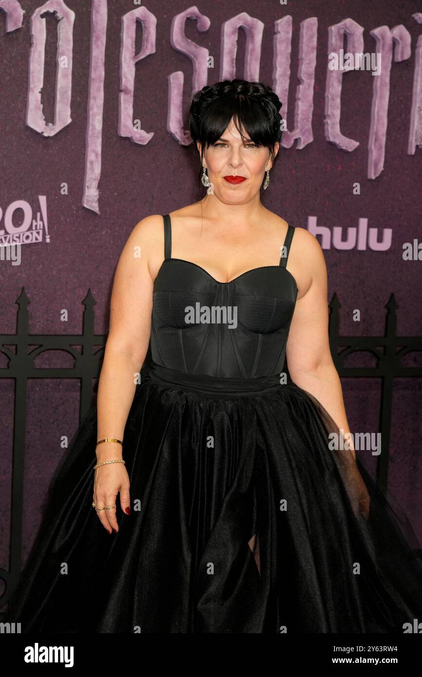 New York, États-Unis. 23 septembre 2024. New York, États-Unis. 23/09/24, New York, New York, États-Unis Alexis Martin Woodall assiste à la première Grotesquerie New York, qui se tient au Spring Studios 50 Varick Street, lundi 23 septembre 2024 à New York City Credit : Jennifer Graylock/Alamy Live News Banque D'Images