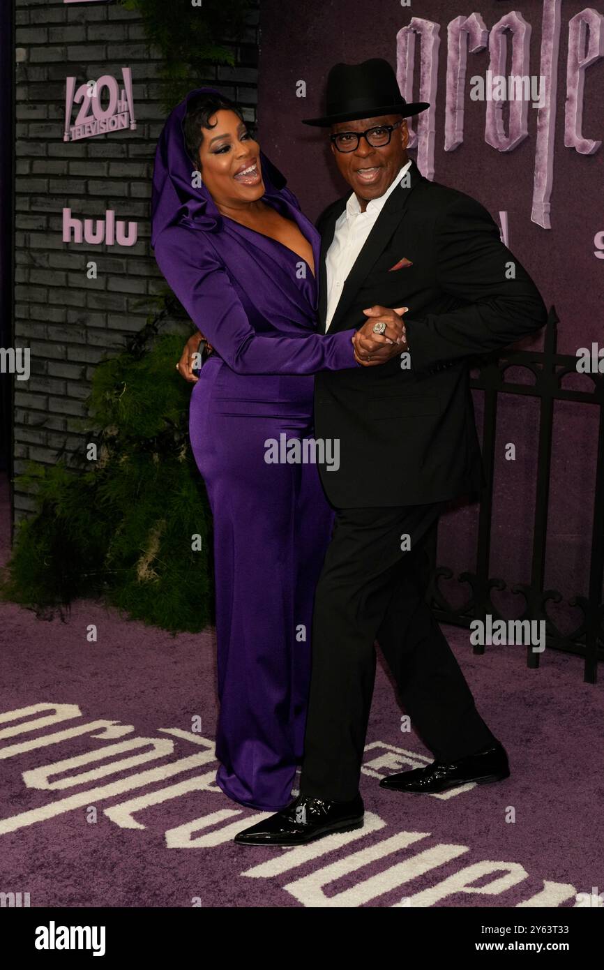 New York, États-Unis. 23 septembre 2024. New York, États-Unis. 23/09/24, New York, New York, États-Unis Niecy Nash Betts, Courtney B Vance assiste à la première Grotesquerie New York, qui se tient au Spring Studios 50 Varick Street, lundi 23 septembre 2024 à New York City crédit : Jennifer Graylock/Alamy Live News Banque D'Images