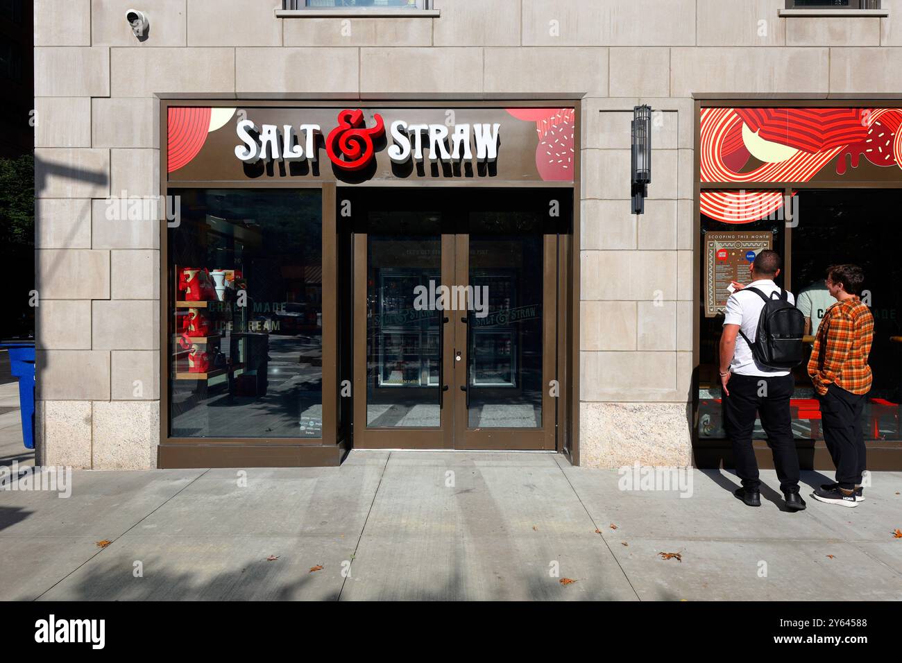 Salt & Straw, 360 Amsterdam Ave, New York. Magasin New-yorkais d'un magasin de crème glacée basé à Portland dans l'Upper West Side de Manhattan. Banque D'Images