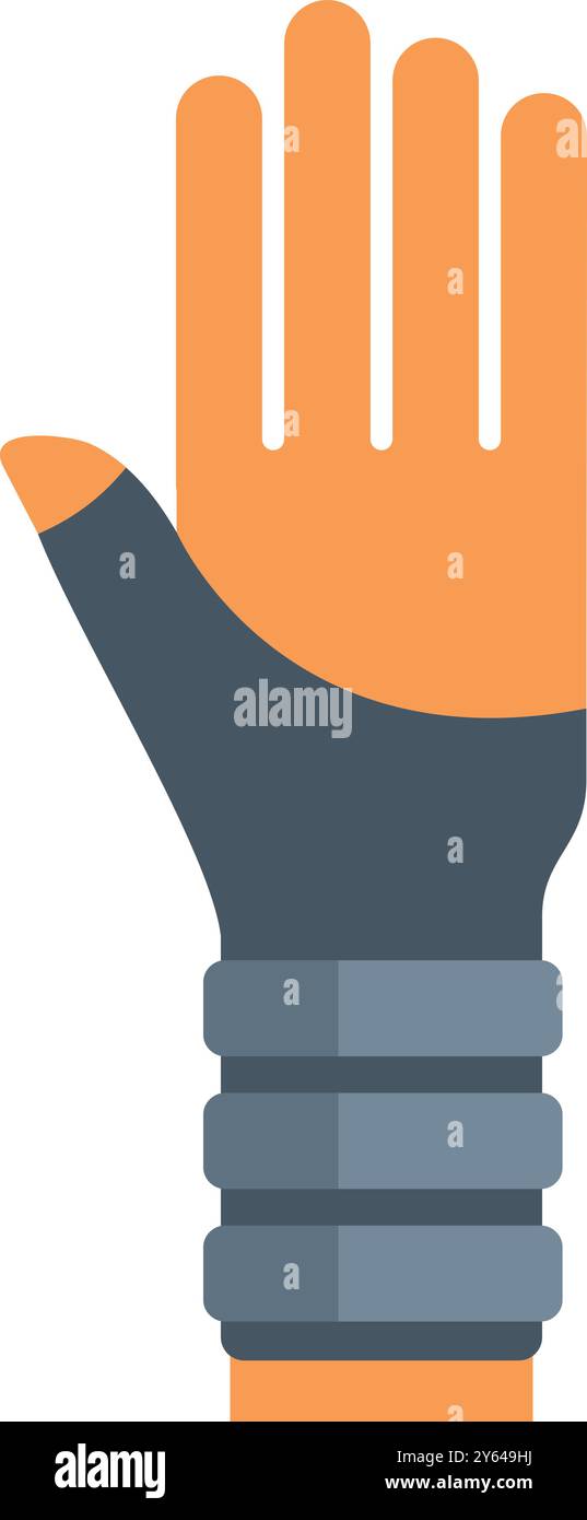 Manchon de compression portant la main pour le syndrome du canal carpien, fournissant un soutien et soulagement de la douleur Illustration de Vecteur Manchon de compression portant la main pour le syndrome du canal carpien, fournissant un soutien et soulagement de la douleur Illustration de Vecteur