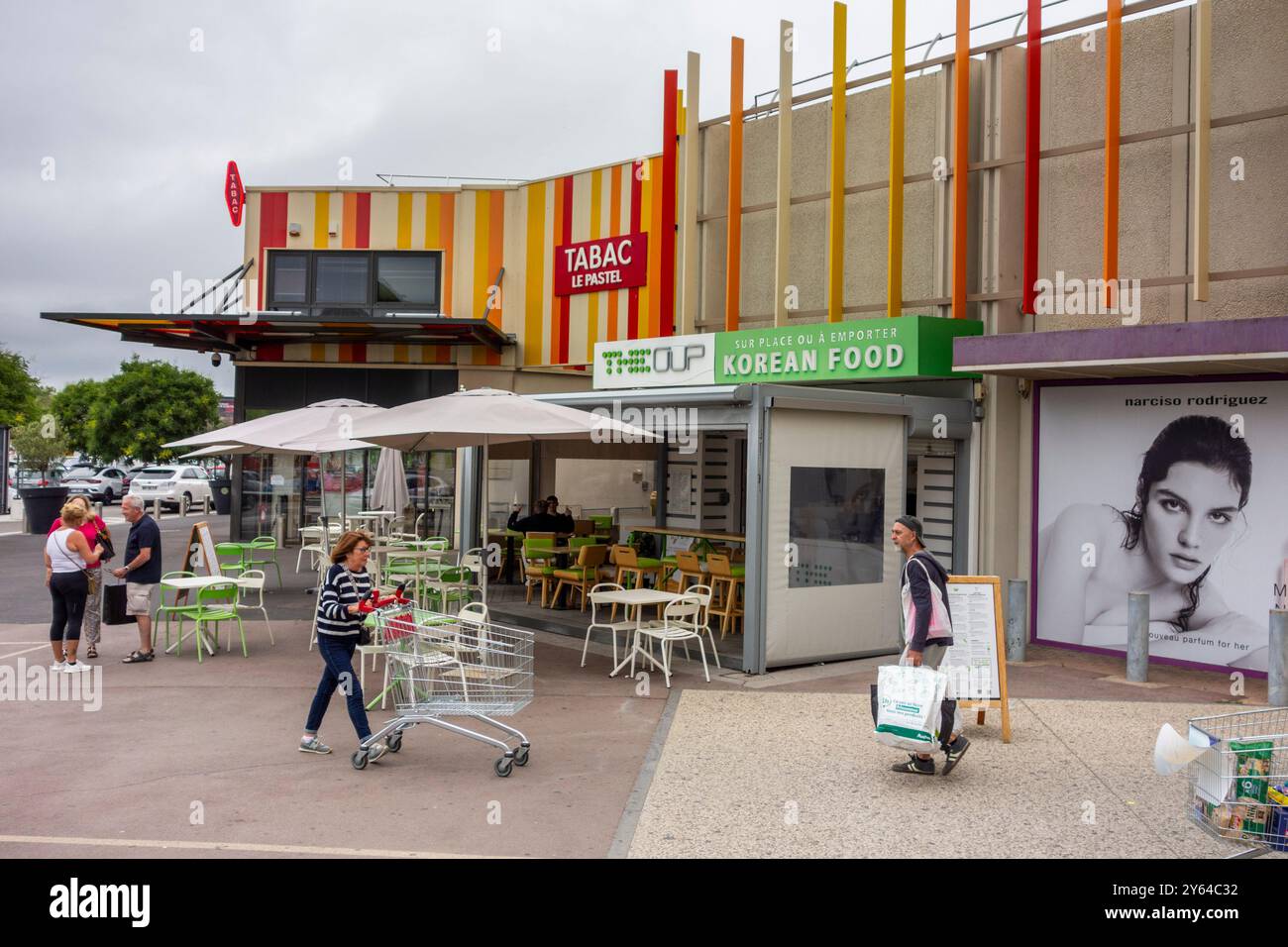 Petit restaurant coréen dans le Centre commercial, Balaruc le Vieux, Hérault, Occitanie, France, Europe Banque D'Images