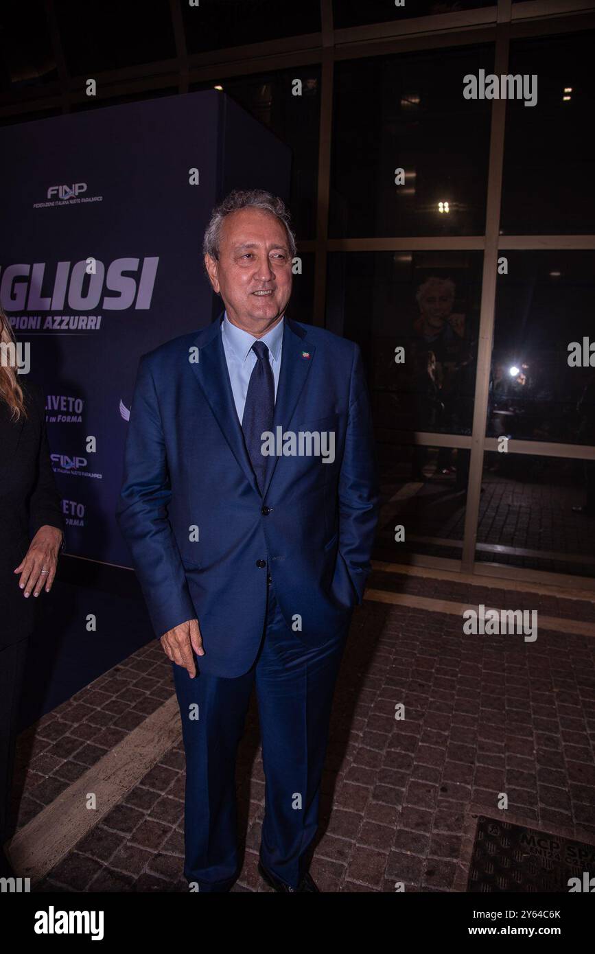 **PAS DE WEB ET DE JOURNAUX SEULEMENT POUR L'ITALIE** merveilleux le Gala des champions italiens sur la photo : Paolo Barelli Banque D'Images